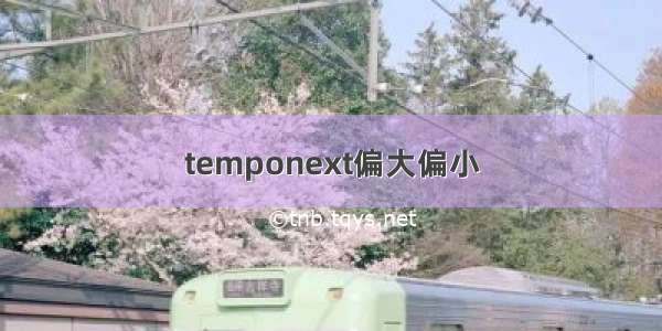 temponext偏大偏小