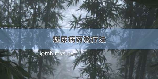 糖尿病药粥疗法