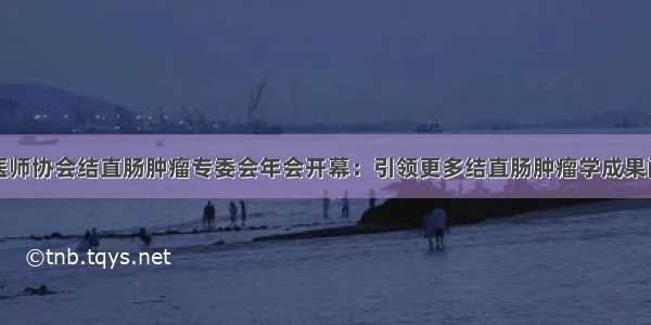 第四届中国医师协会结直肠肿瘤专委会年会开幕：引领更多结直肠肿瘤学成果闪耀世界舞台