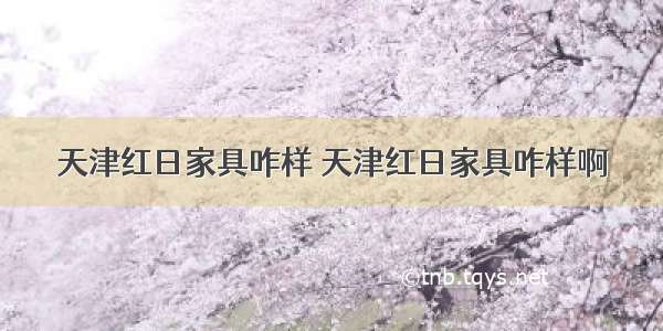 天津红日家具咋样 天津红日家具咋样啊