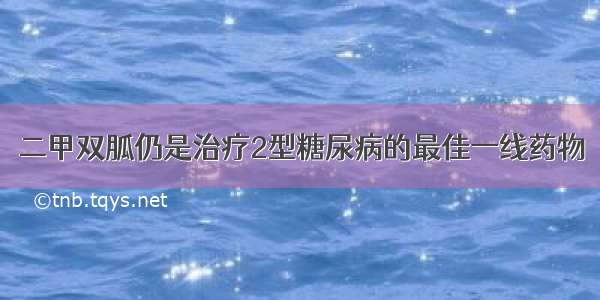 二甲双胍仍是治疗2型糖尿病的最佳一线药物