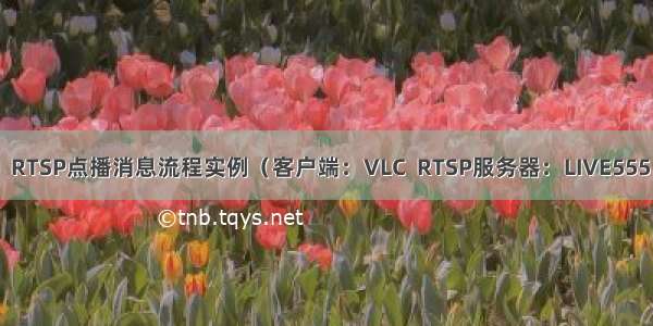 live555的安装   RTSP点播消息流程实例（客户端：VLC  RTSP服务器：LIVE555 Media Server)