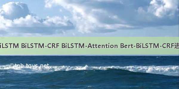 NLP15：使用BiLSTM BiLSTM-CRF BiLSTM-Attention Bert-BiLSTM-CRF进行命名实体识别