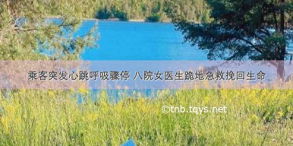 乘客突发心跳呼吸骤停 八院女医生跪地急救挽回生命