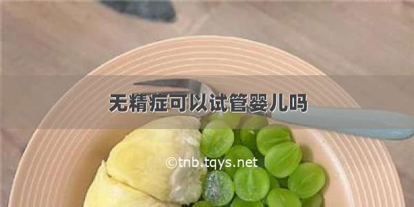 无精症可以试管婴儿吗