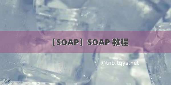 【SOAP】SOAP 教程