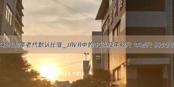 java年轻代和年老代默认比值_JAVA中的GC以及年轻代 年老代 持久代的认识