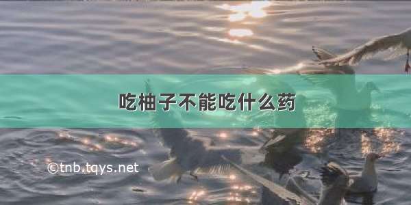 吃柚子不能吃什么药