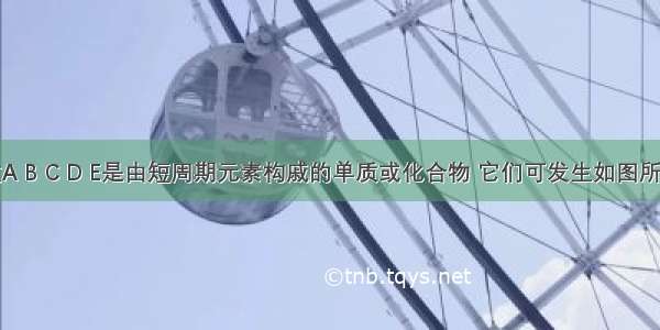 已知物质A B C D E是由短周期元素构戚的单质或化合物 它们可发生如图所示的转化