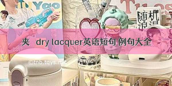 夹纻 dry lacquer英语短句 例句大全