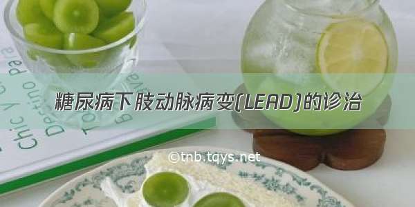 糖尿病下肢动脉病变(LEAD)的诊治