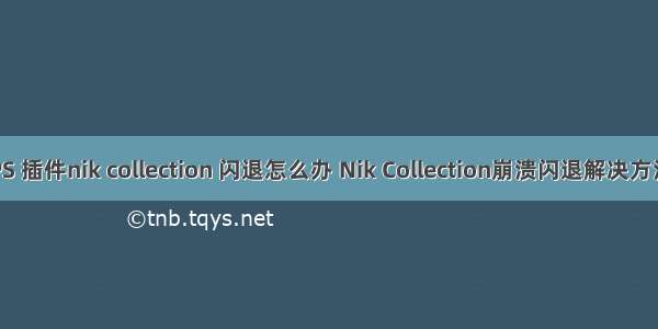 PS 插件nik collection 闪退怎么办 Nik Collection崩溃闪退解决方法