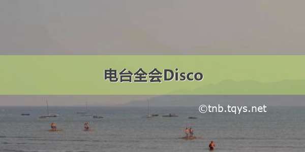 电台全会Disco