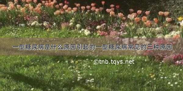 一型糖尿病是什么原因引起的一型糖尿病常见的三种原因