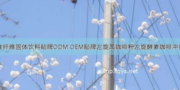 果蔬膳食纤维固体饮料贴牌ODM OEM贴牌左旋黑咖啡粉左旋酵素咖啡冲剂代加工