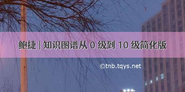 鲍捷 | 知识图谱从 0 级到 10 级简化版