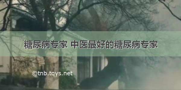 糖尿病专家 中医最好的糖尿病专家