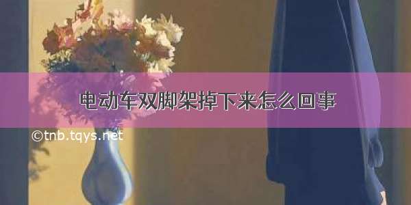 电动车双脚架掉下来怎么回事