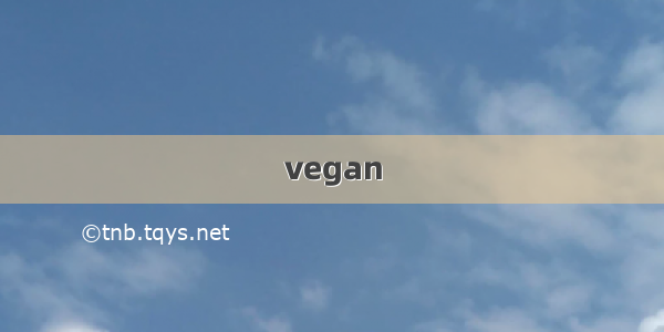 vegan