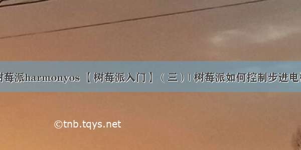 树莓派harmonyos 【树莓派入门】（三）| 树莓派如何控制步进电机