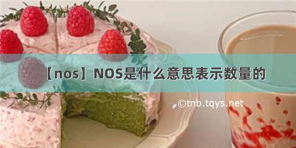 【nos】NOS是什么意思表示数量的