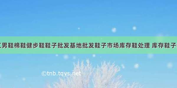 福建晋江男鞋棉鞋健步鞋鞋子批发基地批发鞋子市场库存鞋处理 库存鞋子批发市场