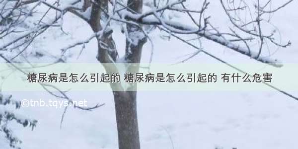 糖尿病是怎么引起的 糖尿病是怎么引起的 有什么危害