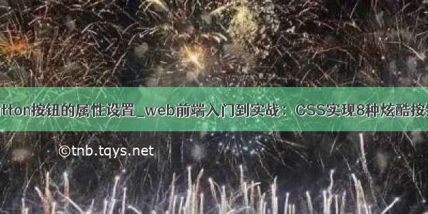 button按钮的属性设置_web前端入门到实战：CSS实现8种炫酷按钮