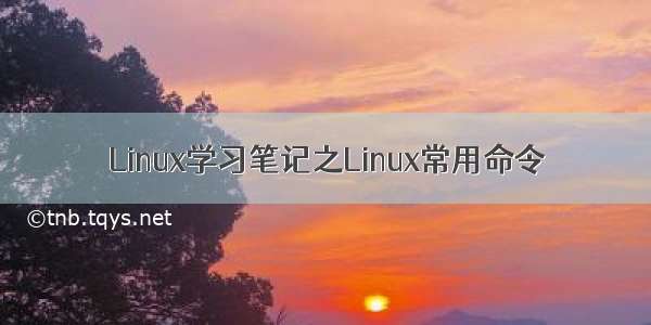 Linux学习笔记之Linux常用命令