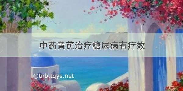 中药黄芪治疗糖尿病有疗效