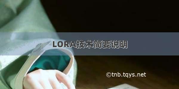 LORA技术简要说明