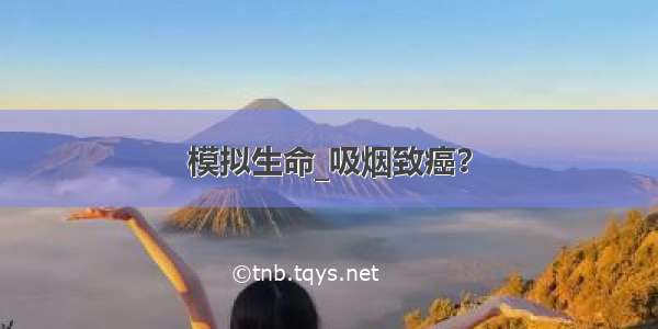 模拟生命_吸烟致癌？