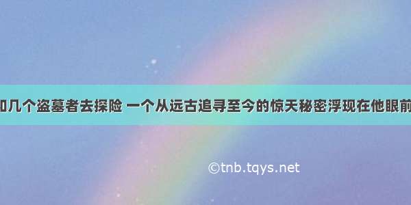 和几个盗墓者去探险 一个从远古追寻至今的惊天秘密浮现在他眼前！