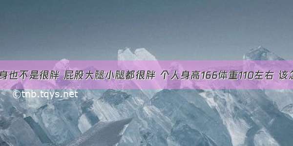 您好 我上身也不是很胖 屁股大腿小腿都很胖 个人身高166体重110左右 该怎样瘦下身