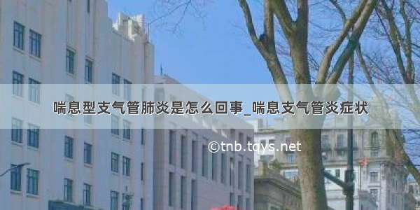 喘息型支气管肺炎是怎么回事_喘息支气管炎症状