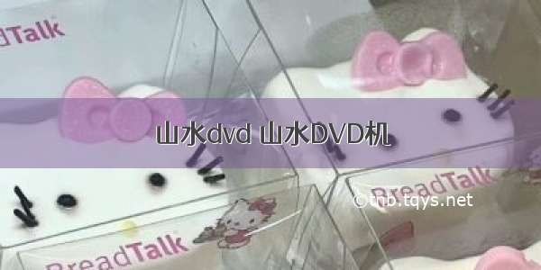 山水dvd 山水DVD机