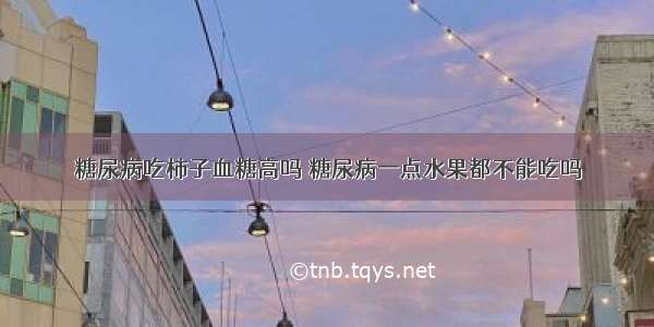 糖尿病吃柿子血糖高吗 糖尿病一点水果都不能吃吗