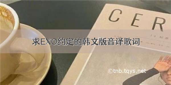 求EXO约定的韩文版音译歌词