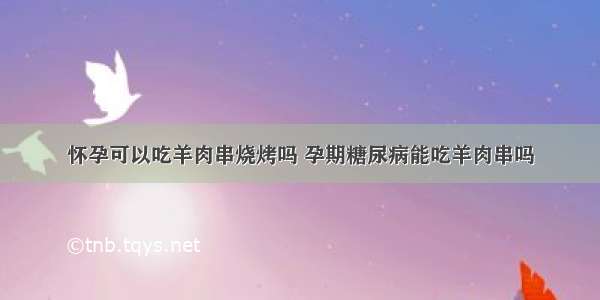 怀孕可以吃羊肉串烧烤吗 孕期糖尿病能吃羊肉串吗