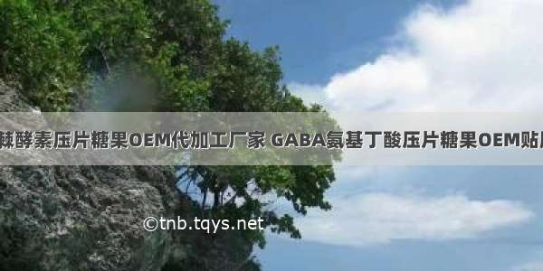 沙棘酵素压片糖果OEM代加工厂家 GABA氨基丁酸压片糖果OEM贴牌​