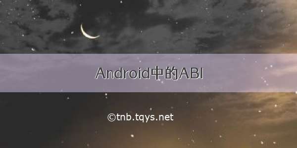 Android中的ABI