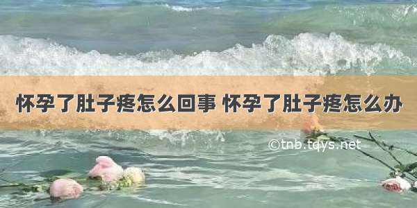 怀孕了肚子疼怎么回事 怀孕了肚子疼怎么办