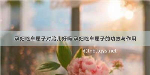 孕妇吃车厘子对胎儿好吗 孕妇吃车厘子的功效与作用