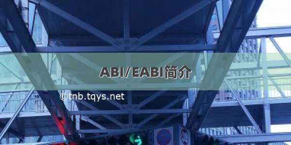 ABI/EABI简介