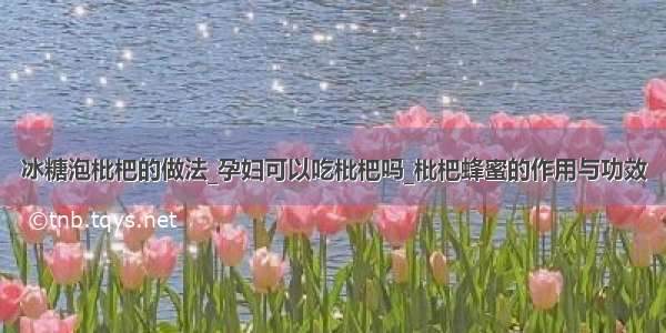 冰糖泡枇杷的做法_孕妇可以吃枇杷吗_枇杷蜂蜜的作用与功效