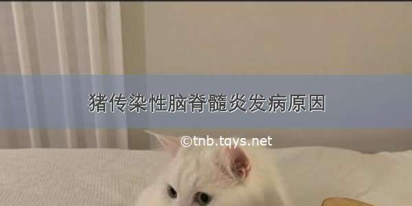 猪传染性脑脊髓炎发病原因