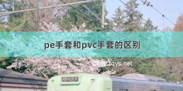 pe手套和pvc手套的区别