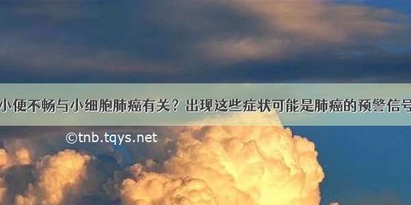 小便不畅与小细胞肺癌有关？出现这些症状可能是肺癌的预警信号