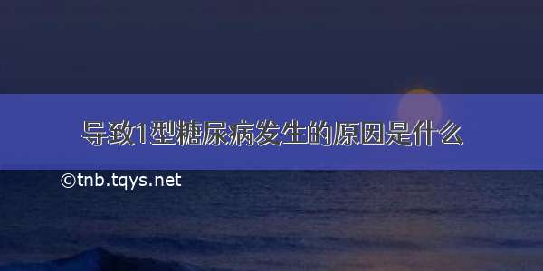 导致1型糖尿病发生的原因是什么