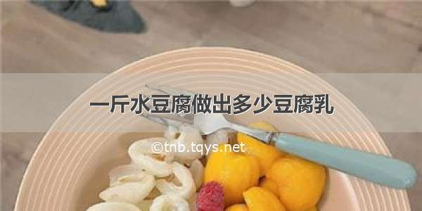 一斤水豆腐做出多少豆腐乳